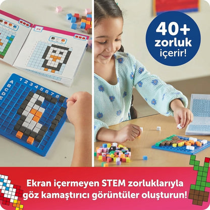 Meverza™ PixelCraft - 402 Parça Zeka ve Koordinasyon Seti
