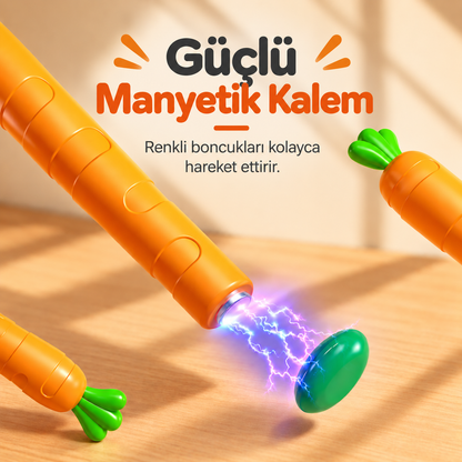 MEVERZA™ Manyetik Öğrenme Tableti Ekransız Oyun, Eğlenerek Öğrenme